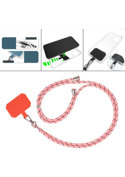 Telefon Yama ile 2 Parça Smartphone Kordon Boyun Askısı Ayrılabilir Tasarım (Yurt Dışından) modelleri