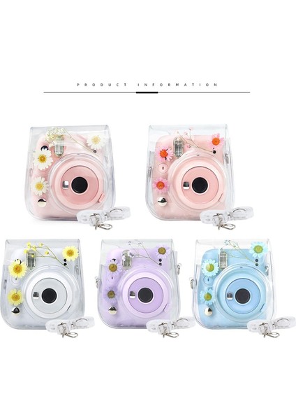 Kamera Kılıfı Taşınabilir Pvc Malzeme Için Ayarlanabilir Askı Instax Mini 11 9 8 Sarı (Yurt Dışından)