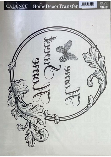 HDT043 Home Decor Kolay Transfer 25 x 35
