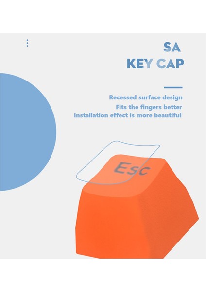 Sa Profil 108 Tuşlar Mekanik Klavye Siyah Kırmızı Harfler Için Keycaps (Yurt Dışından)