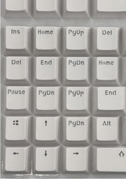 Pbt Keycaps Anti-Gres Mini Için 61 64 68 71 82 84 Düzen Klavye Beyaz (Yurt Dışından)