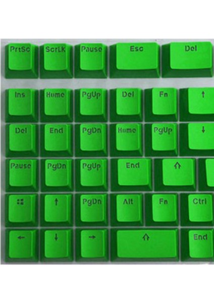 Pbt Keycaps Anti-Gres Mini Için 61 64 68 71 82 84 Düzen Klavye Yeşil (Yurt Dışından)