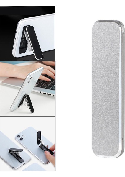 Katlanır Dağı Tutucu Katlanır Raf Lazy Gümüş Için Ince Kickstand Çok Fonksiyonlu (Yurt Dışından) fırsatları