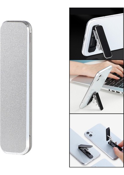 Katlanır Dağı Tutucu Katlanır Raf Lazy Gümüş Için Ince Kickstand Çok Fonksiyonlu (Yurt Dışından) indirimleri