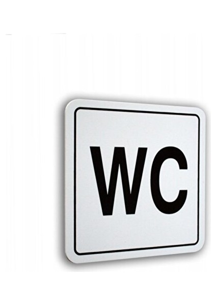 Pano Pvc Sembol Wc 12X12 Cm.