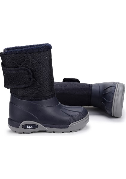 İGOR W10209 Topo Skı Nylon Erkek/kız Çocuk Su Geçirmez Yağmur Kar Botu