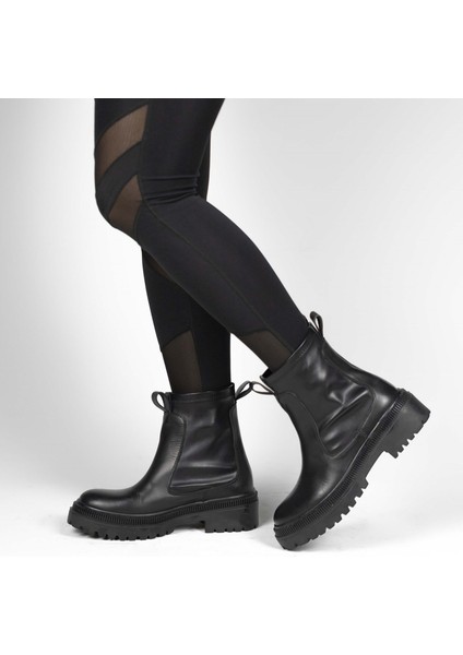 Kadın Deri Streç Bot