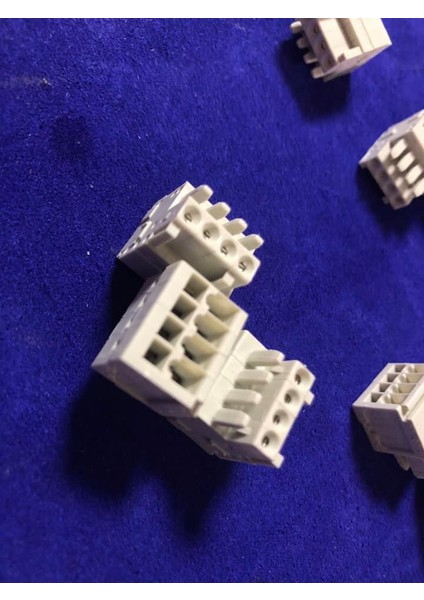 734-104 3,5 mm 4 Yollu Terminal Blok 28 Awg - 14 Awg