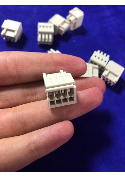 734-104 3,5 mm 4 Yollu Terminal Blok 28 Awg - 14 Awg modelleri