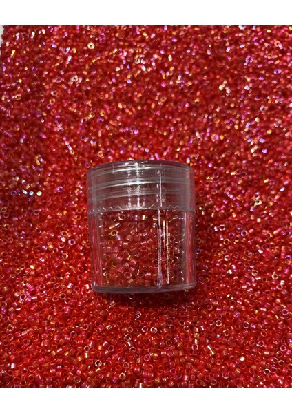 Kırmızı Miyuki Delica DB-15-114 Boncuk - Kutu NO:114- 11/0 - 7,5 gr