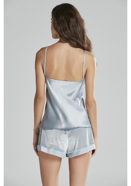 Kadife Saten Şort & Kombi Takım - 440 modelleri