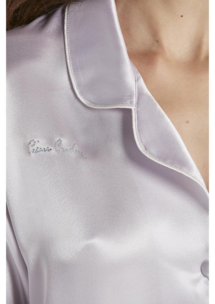 Saten Biyeli Pijama Takımı - 1200 modelleri