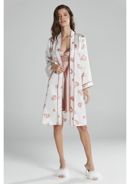 Saten Emprime Gecelik & Sabahlık Takım - 2406 fiyatları