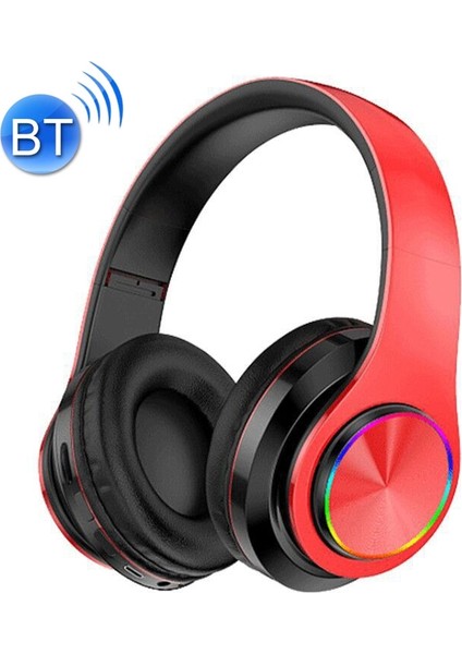 B39 Kablosuz Bluetooth V5.0 Kulaklık (Kırmızı) (Yurt Dışından)