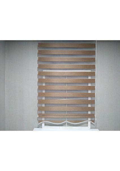 Dilimli Soft Bamboo Kahverengi Zebra Perde fiyatları