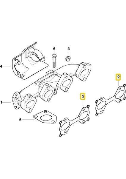 Freeer Td4 2.0 Eksoz Manifold Contası LR020102
