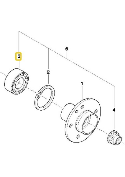Bmw Uyumlu Skf Arka Tekerlek Rulmanı 33411124358 fiyatları