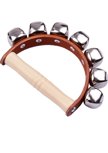 7 Adet Jingle Bells ile Handbell El Çanları Ahşap Saplı (Yurt Dışından)