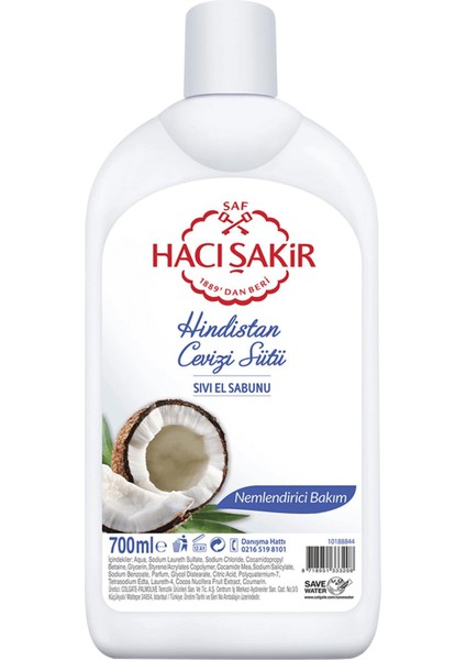 Hindistan Cevizi Sıvı Sabun 700 ml Banyo Sabunu fiyatları