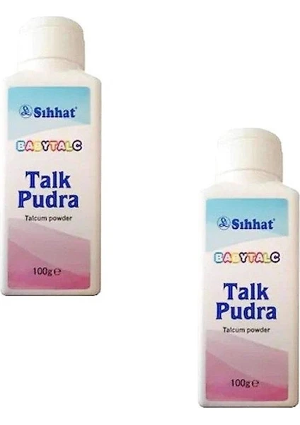 Babytalc Talk Pudra Bebek Pudrası 100 gr 2 Adet