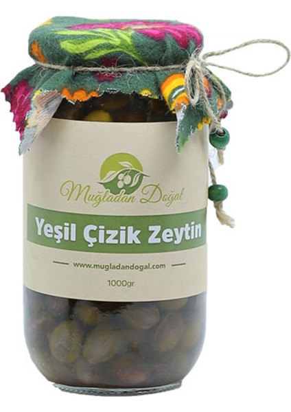 Yeşil Çizik Zeytin 1 kg