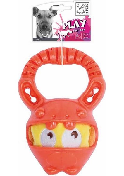 M-Pets Sweety Köpekler Için Kauçuk Oyuncak Orange