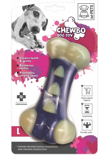 M-Pets Chewbo Tribone Dental Köpek Oyuncağı (L)