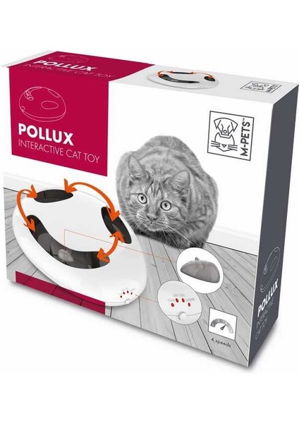M-Pets Pollux Interaktif Kedi Oyuncağı White