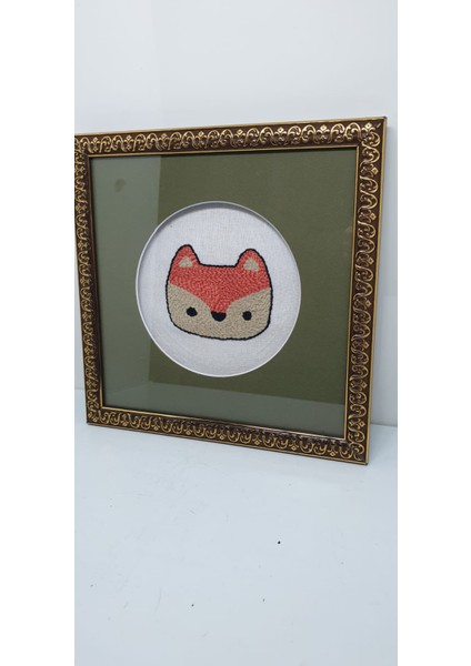 Hayvan Figürlü Panç Işleme Çerçeveli Tablo fiyatları