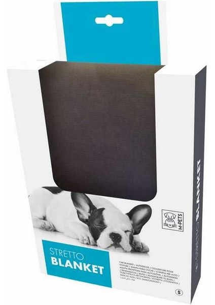 M-Pets Stretto Araç Koltuk Örtüsü (S) Black 165CM