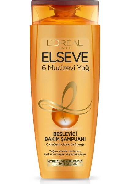 L'oréal Paris 6 Mucizevi Yağ Besleyici Bakım Şampuanı 450 ml