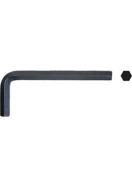 CK96 9 Parça Krom Kaplama - Cr-V - Kısa (120 mm) Alyan Anahtar Takımı