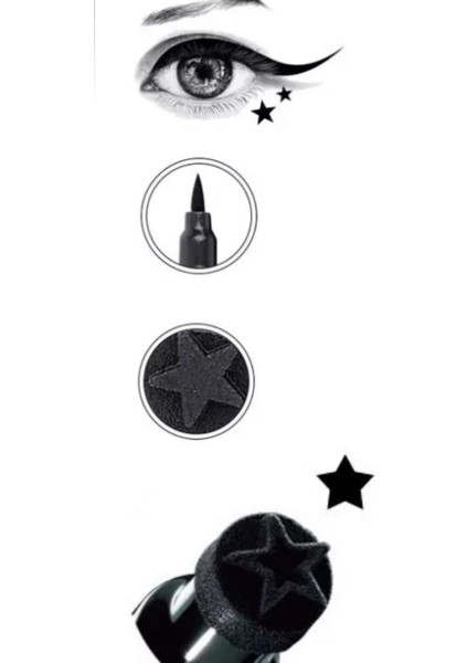 Çift Taraflı Yıldız Desenli Kalem Eyeliner 26041 fiyatları