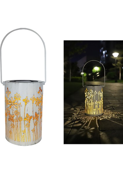 Güneş Enerjili Fener Işık Retro Masa Leds Mum Lamba (Yurt Dışından)