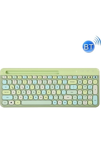 888 Kablosuz Bluetooth Klavye-Yeşil (Yurt Dışından) fiyatları