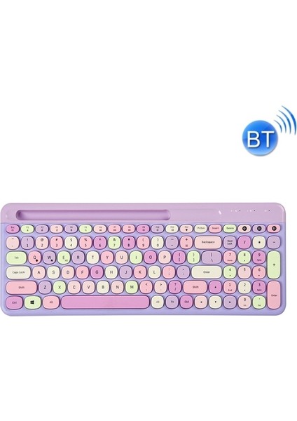888 Kablosuz Bluetooth Klavye-Mor (Yurt Dışından) fiyatları