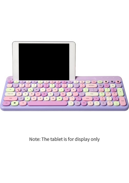 888 Kablosuz Bluetooth Klavye-Mor (Yurt Dışından) fırsatları