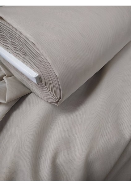 Modern Düz Dökümlü Tül Perde - Sütlü Kahve modelleri