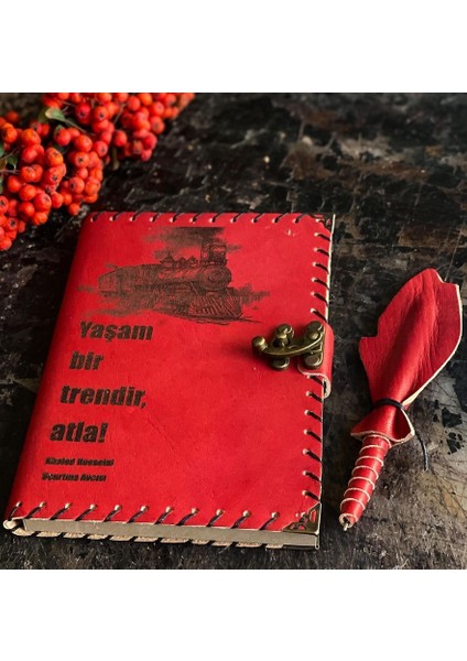 Yaşam Bir Trendir Atla Deri Defter