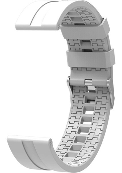 Xiaomi Haylou Solar Saatler Için Silikon Kayış-Beyaz (Yurt Dışından)