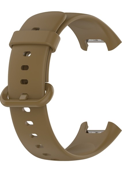 Xiaomi Redmi Watch 2. Nesil Için Saf Renkli Silikon Kayış - Açık Kahve (Yurt Dışından)