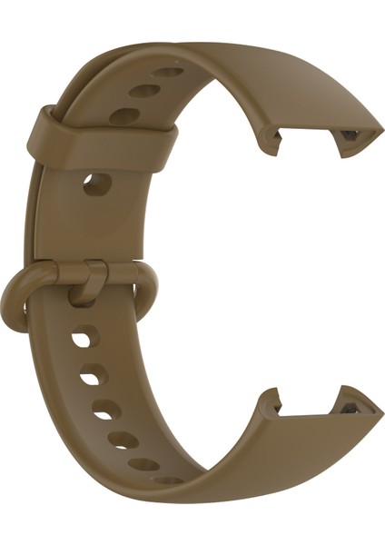 Xiaomi Redmi Watch 2. Nesil Için Saf Renkli Silikon Kayış - Açık Kahve (Yurt Dışından)