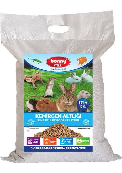 Doğal Çam Pelet Tavşan Kafes Altlığı 10 kg 20 Lt 3'lü fiyatları
