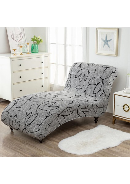 F Fityle Spandex Şezlong Lounge Kapak Yatak Odası Yumuşak Jakarlı Kumaş Makinesi Yıkanabilir A (Yurt Dışından) modelleri