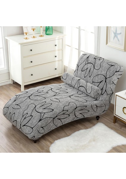 F Fityle Spandex Şezlong Lounge Kapak Yatak Odası Yumuşak Jakarlı Kumaş Makinesi Yıkanabilir A (Yurt Dışından) fırsatları