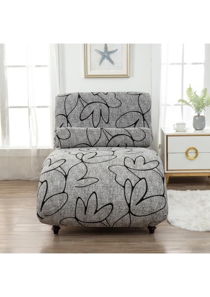 F Fityle Spandex Şezlong Lounge Kapak Yatak Odası Yumuşak Jakarlı Kumaş Makinesi Yıkanabilir A (Yurt Dışından) indirimleri