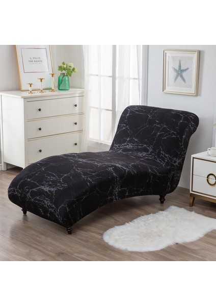 F Fityle Spandex Chaise Lounge Kapak Yatak Odası Yumuşak Jakarlı Kumaş Makinesi Yıkanabilir D (Yurt Dışından)