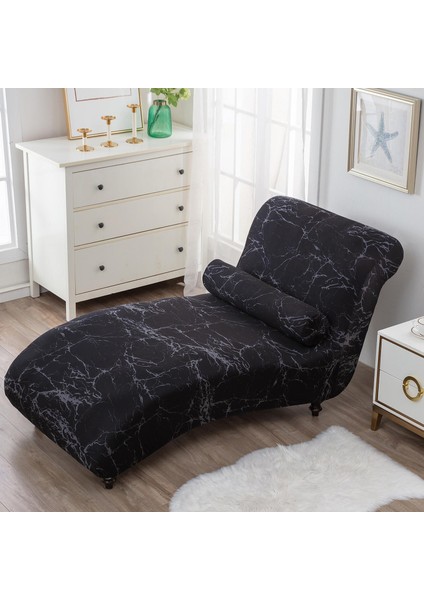F Fityle Spandex Chaise Lounge Kapak Yatak Odası Yumuşak Jakarlı Kumaş Makinesi Yıkanabilir D (Yurt Dışından)