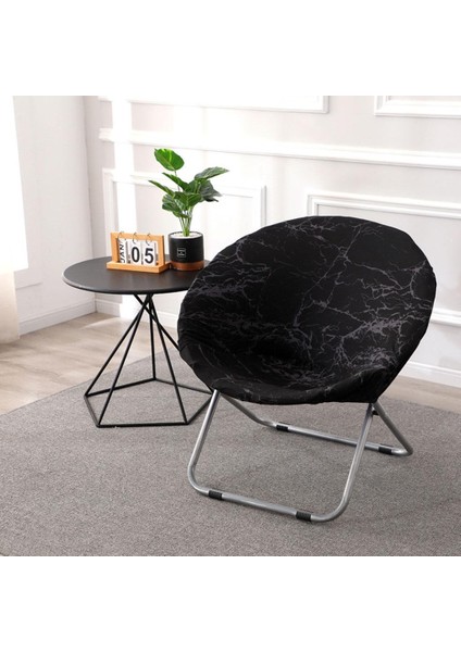 F Fityle Yuvarlak Daire Sandalye Kapak, Otel Odası Töreni Ziyafet Çıkarılabilir Yıkanabilir Sandalye D (Yurt Dışından) modelleri