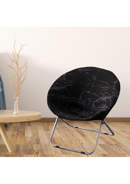 F Fityle Yuvarlak Daire Sandalye Kapak, Otel Odası Töreni Ziyafet Çıkarılabilir Yıkanabilir Sandalye D (Yurt Dışından) fırsatları